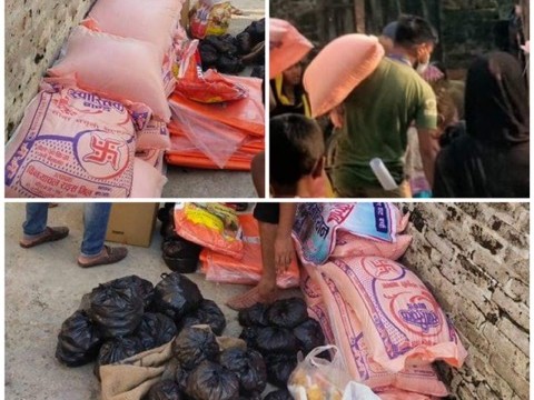 अपन राधेमाई युवा क्लवद्वारा बाढि पीडित हरूलाई राहत सहयोग।