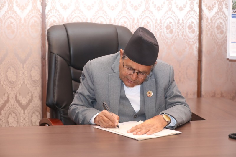 विपिन जोशीको रिहाइका लागि सभामुखद्वारा अरब संसदका अध्यक्षलाई पत्र