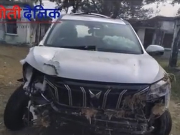 कलैयामा भारतीय गाडीको ठक्करबाट २ जनाको मृत्यु, चालक फरार।