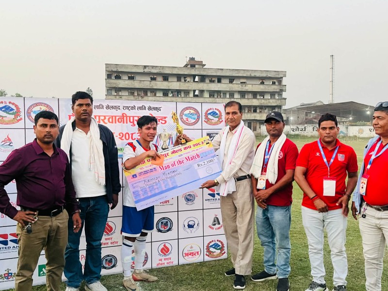 रिगल हेटौंडा एन्फा मकवानपुर परवानीपुर गोल्डकपको सेमिफाइनलमा 