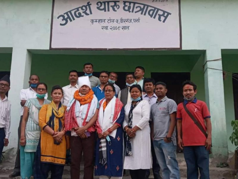 थारु पत्रकार संघ पर्साद्वारा प्रहरी निरिक्षक चौधरीको बिधाई तथा सम्मान कार्यक्रम सम्पन्न।