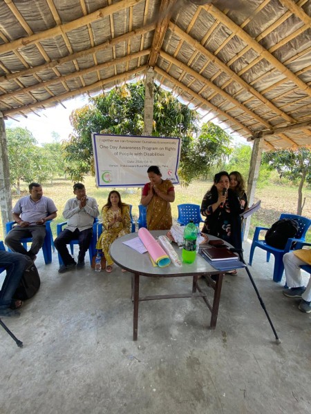 अशक्त व्यक्तिहरुको सचेतनाका लागि अन्तरक्रिया कार्यक्रम