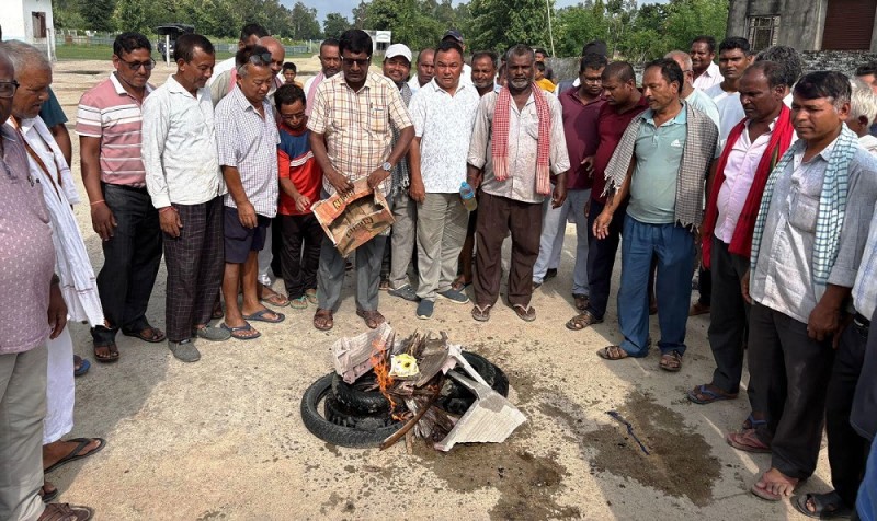 अनुदान कटौतीको विरोधमा उखु किसान आन्दोलित