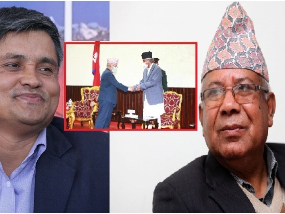 सुर्य थापाले लिए एमाले सरकार ढाल्ने गद्दार भन्दै माधव नेपालसहित २३ जनाको नाम।