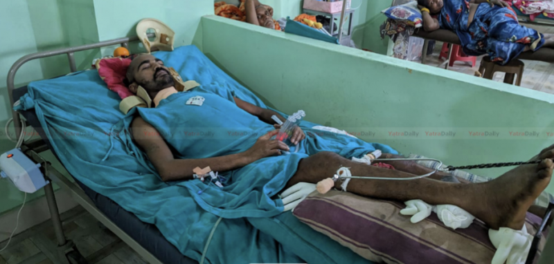 ओमचाओ विरू फिडमा लडेर मजदूर मृत्युसँग लड्दै, उपचार गराउन उद्योगको आनाकानी