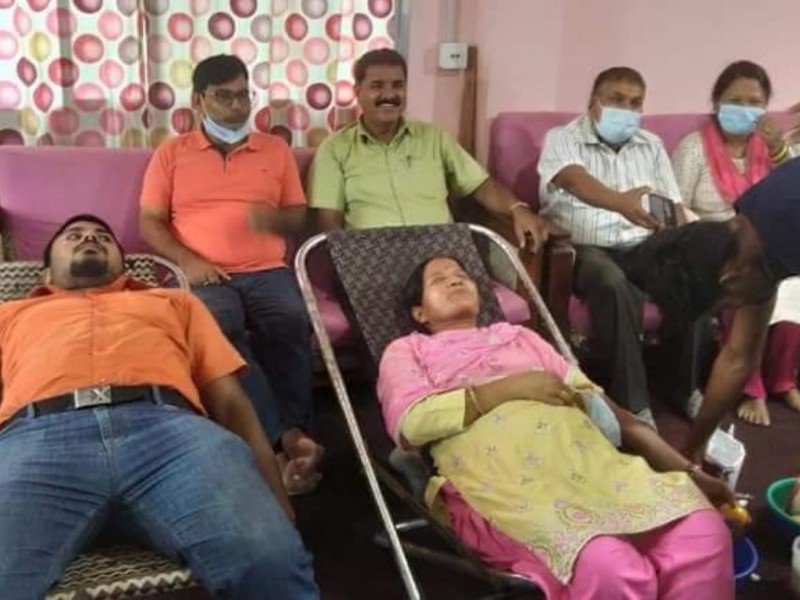 २७ औं बार्षिक उत्सवको अवसरमा रक्तदान, २४ ले गरे रक्तदान।