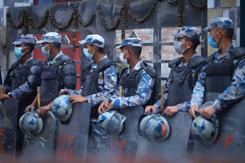 सशस्त्र प्रहरीका १६६ जना कारबाहीमा