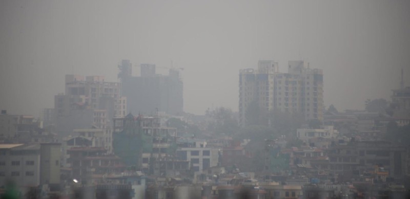 नेपाल प्रदूषित हावा हुने देशहरूमध्ये साताैं नम्बरमा