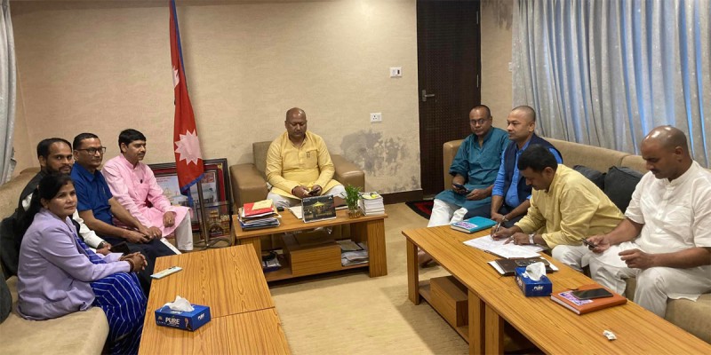 मधेश सरकारले दैवी प्रकोप उद्धार कोषमा ५१ लाख सहयोग गर्ने