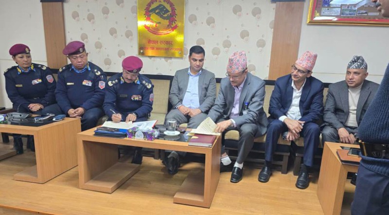 नेपाल प्रहरी अस्पतालमा एमडी/एमएस पढाइ सुरु गर्न सम्झौता