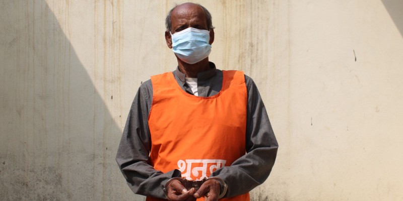 सप्तरी प्रहरीद्वारा लागूऔषध गाँजासहित भारतीय नागरिक पक्राउ