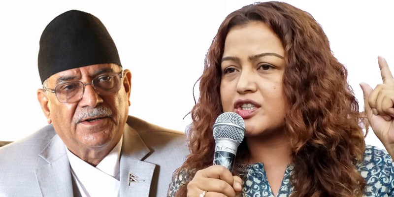 प्रचण्डलाई रेखा थापाको प्रश्न– अब फेरि अभिनय किन ?