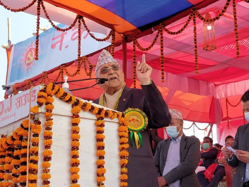 चैतको ८ गते नेकपा एमालेका अध्यक्ष ओली बीरगंज आउने पक्का।
