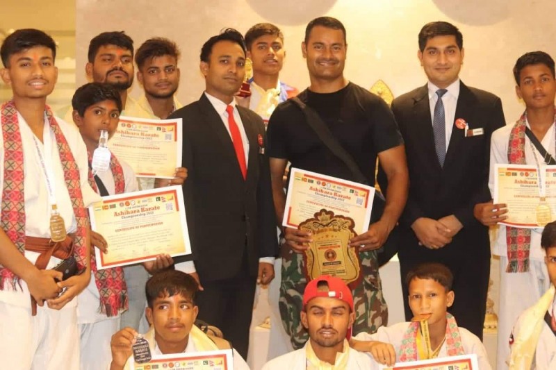 अशीहरा कराते चयाम्पियनसिपमा सहभागी वीरगन्जका सबै खेलाडी विजयी