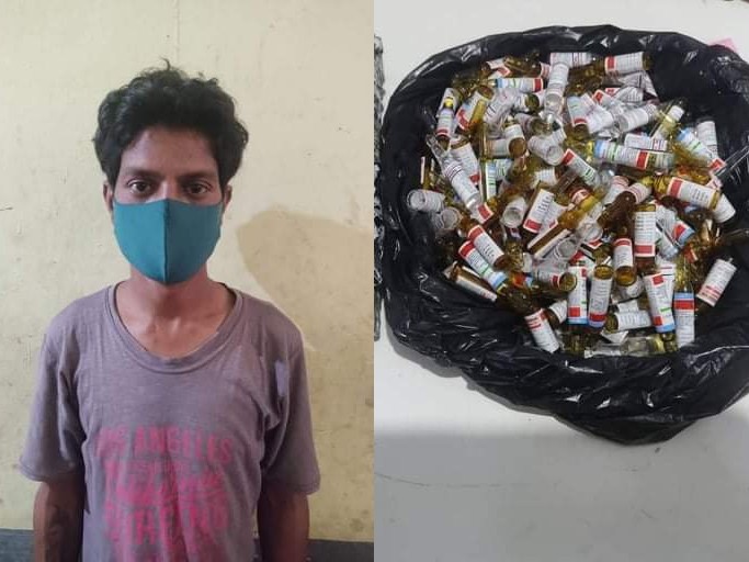 पर्सा प्रहरीद्वारा लागूऔषधसहित एक जना पक्राउ।