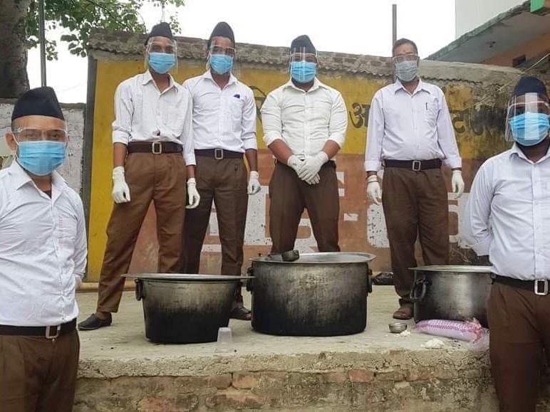 हिन्दु स्वंयसेवक संघ कोरोना प्रभावितको उद्धारमा अहोरात्र खट्दै।