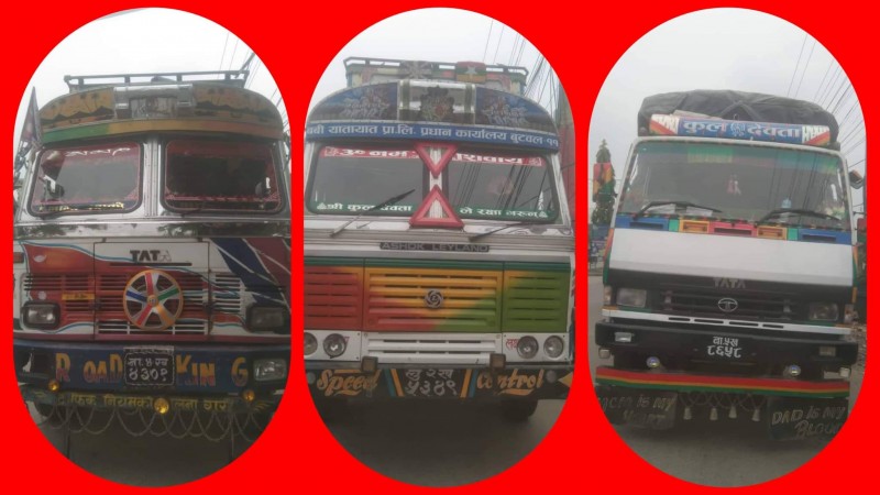 बिल बिजक भन्दा बढी समान बोकेको ३ वटा ट्रक प्रहरी नियन्त्रणमा