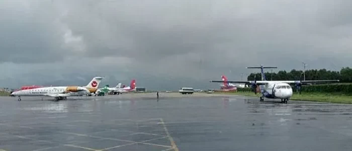 वर्षाले आन्तरिक उडान प्रभावित