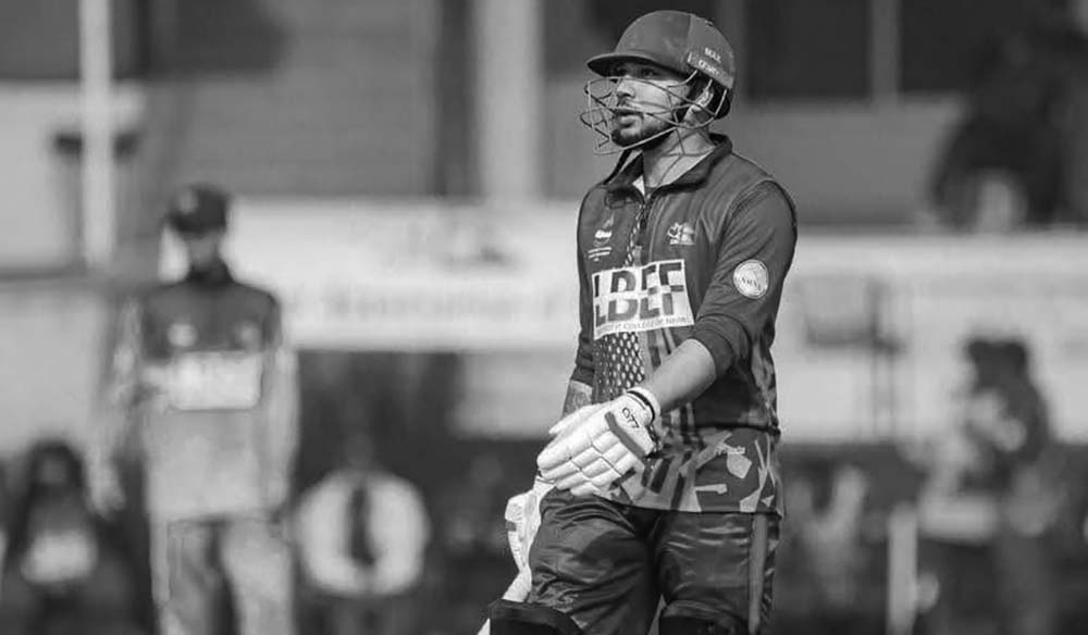 क्रिकेटर मिनष थापाको दुर्घटनामा मृत्यु