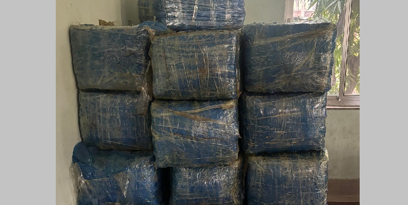 आठ क्विन्टलभन्दा बढी गाँजासहित चालक पक्राउ