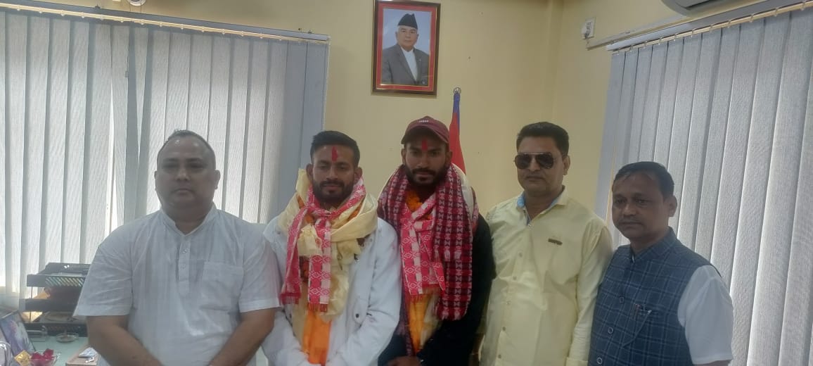 गृहनगरमा आरिफ र आसिफलाई वीरगन्ज महानगरको भव्य स्वागत र सम्मान