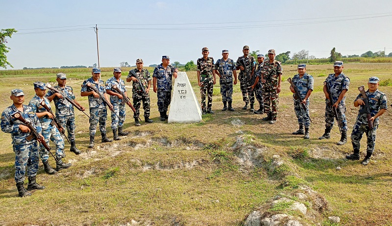 सीमा क्षेत्रमा सुरक्षा व्यवस्था कडा